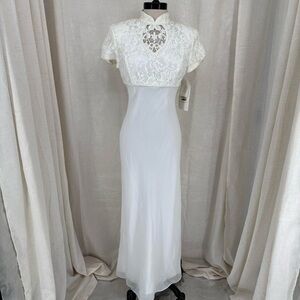 Vintage White Gunne Sax Jessica McClintock 
Dress